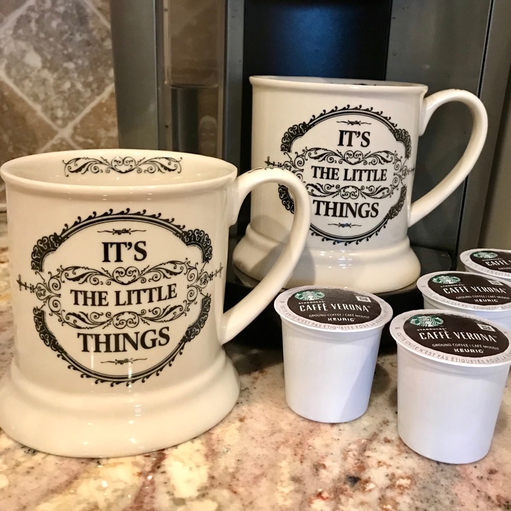 IT’S THE LITTLE THINGS CREATIVE CO OP MUG SET